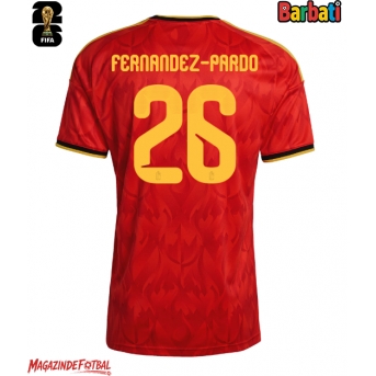 Belgia Matias Fernandez-Pardo #26 Tricou Fotbal Replică Mondial 2026 Barbati Acasa
